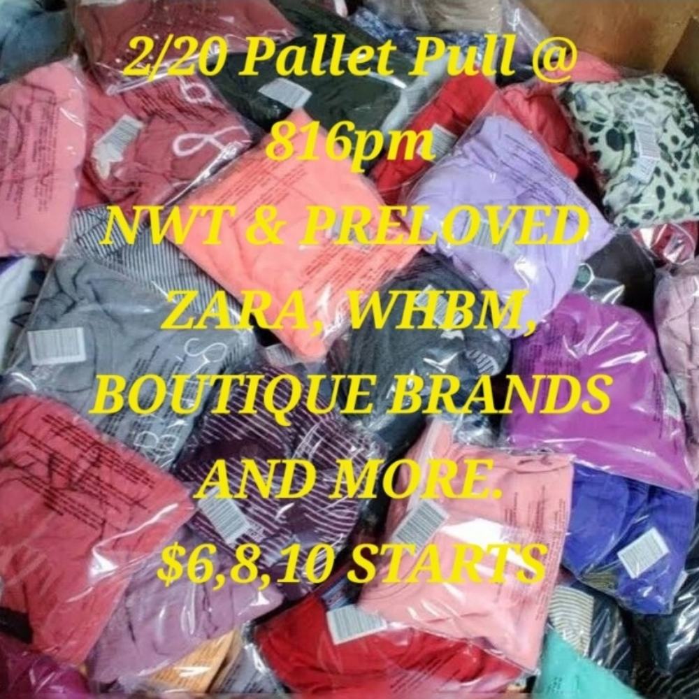 PALLET SALE 2/20 @430PM